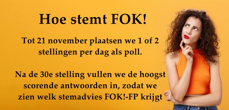 Hoe gaat FOK! stemmen dit jaar? (@Benzoix on Freepik)