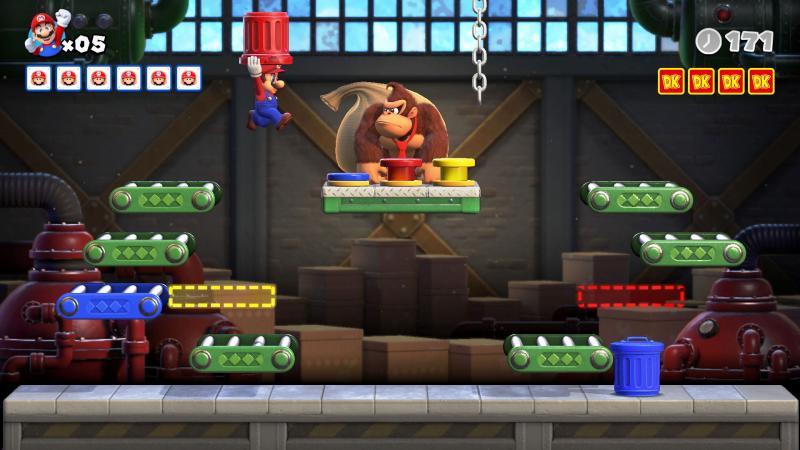 Mario vs Donkey Kong boss fight