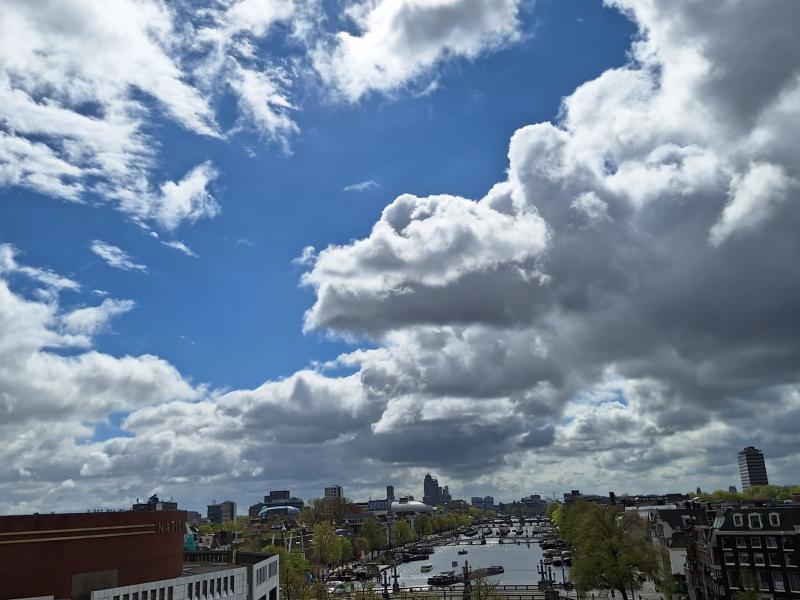 Uitzicht vanaf de Stropera in Amsterdam (Foto: Rob)