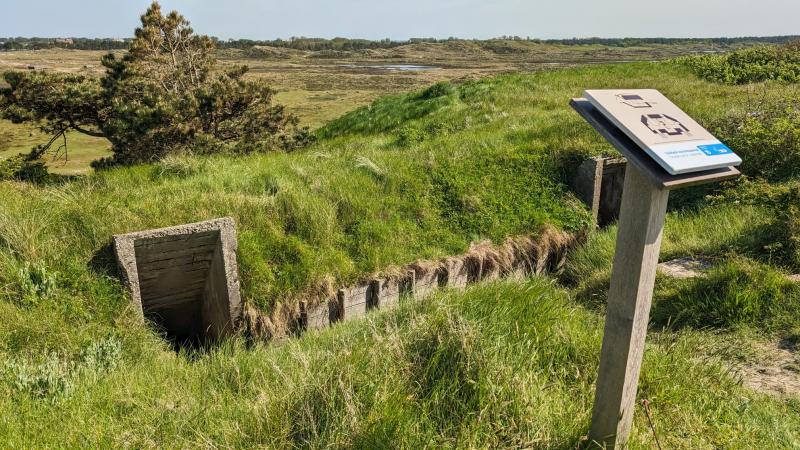 Een heiig Fort Kijkduin (mei 2024) (Foto: DJMO)