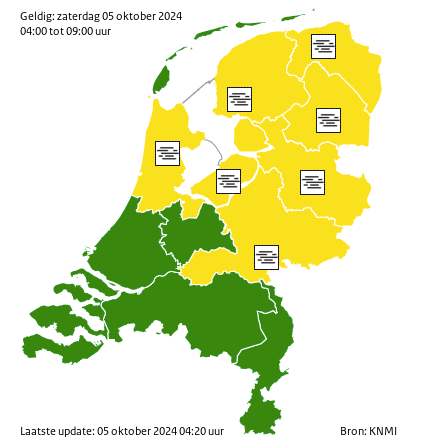 geel (Foto: KNMI)