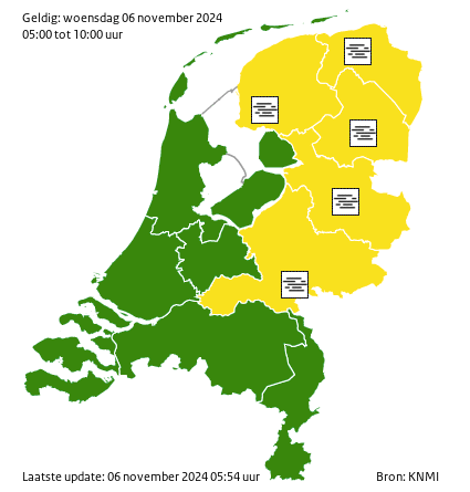 geel (Foto: KNMI)