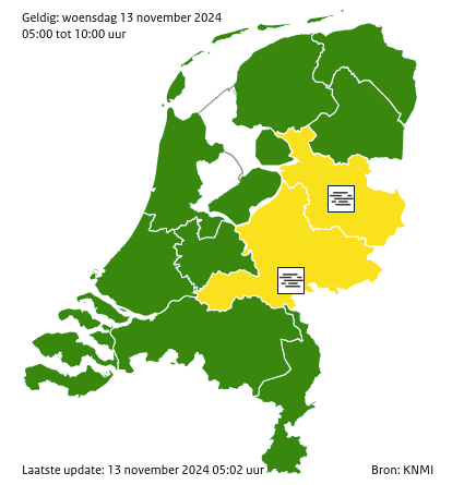 geel (Foto: KNMI)