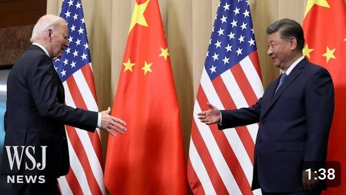 Biden spreekt met Xi op APEC (@WSJ op YouTube 17-11-24)