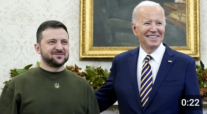 Biden en Zelensky (Sky News Australia on YouTube) 