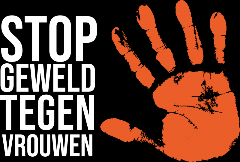 Stop geweld tegen vrouwen (@ Orangetheworld.nl )