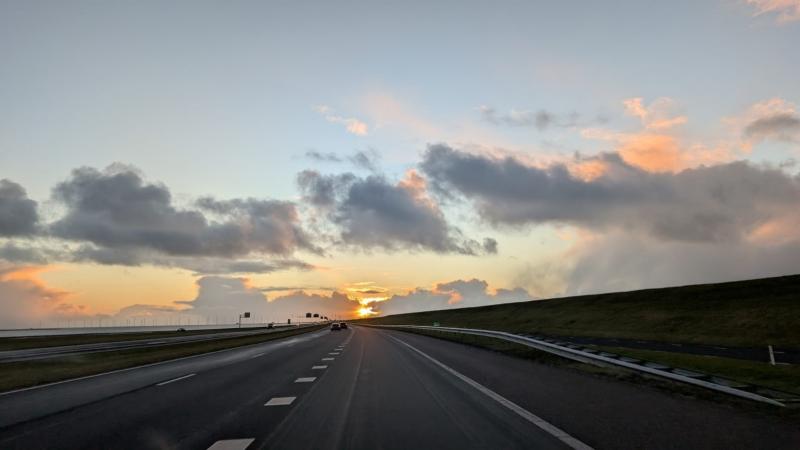 4 januari 2025 - Ergens bij de afsluitdijk (Foto: DJMO)