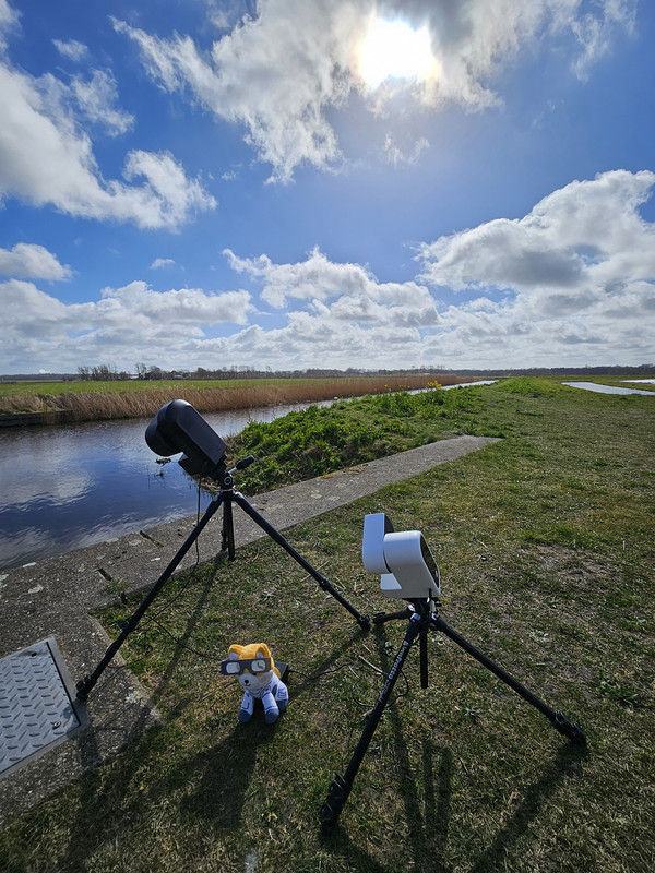 Zonsverduistering 29 maart 2025 gefotografeerd door Starhopper, klaar voor actie! Zonsverduistering 29 maart 2025 gefotografeerd door Starhopper, klaar voor actie!