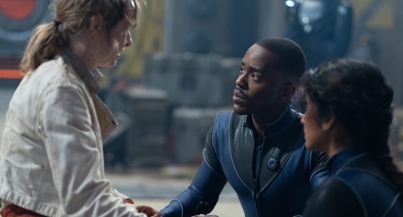 Doctor Who: The Well: Rose Ayling-Ellis, Ncuti Gatwa, Varada Sethu