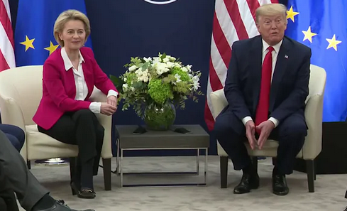 Donald Trump Holds a Bilat With Ursula von der Leyen (@ Roll Call Factbase YouTube 220120-screenshot) Donald Trump Holds a Bilat With Ursula von der Leyen (@ Roll Call Factbase YouTube 220120-screenshot)