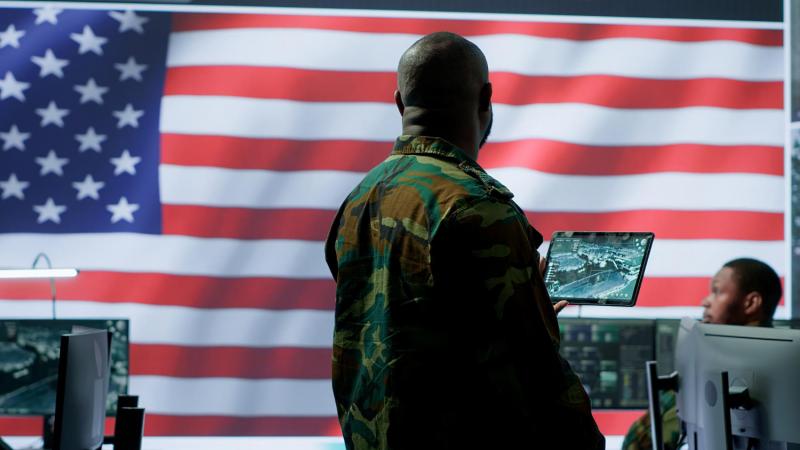 Amerikaans legerofficier (@ Freepik)