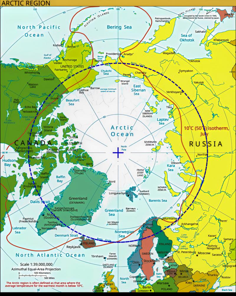 Arctic circle (@ WikimediaCommons) Arctic circle (@ WikimediaCommons)