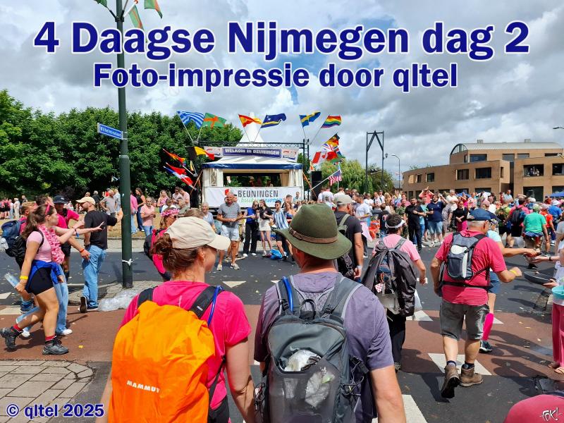 De 4 Daagse dag 2 -De dag van Wijchen - Roze woensdag 1 (Foto: qltel)