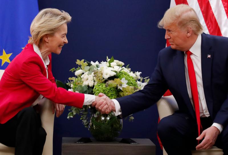 Trump en Von der Leijen (@ WikimediaCommons) Trump en Von der Leijen (@ WikimediaCommons)