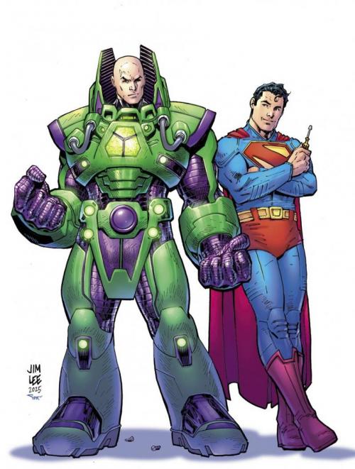 Lex Luthor en Superman (DC Universe, door Jim Lee)