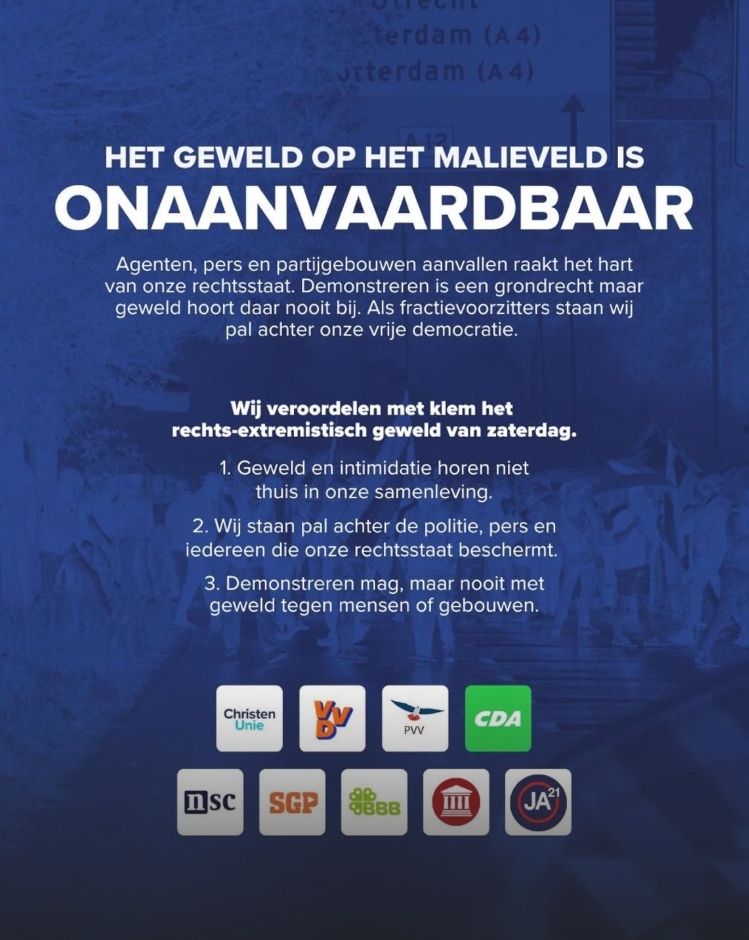 Links weigert hieraan mee te doen