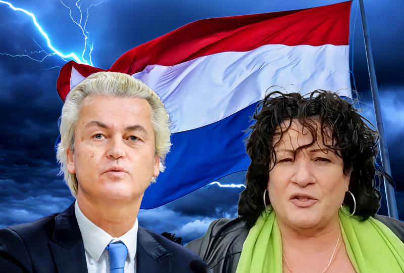 Wilders en Van der Plas (@ WikimediaCommons CCASA  4 Int. mixed with Pixabay pics)