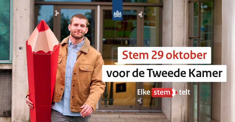 Stemmen op 29 oktober 2025 (@ Rijksoverheid) Stemmen op 29 oktober 2025 (@ Rijksoverheid)