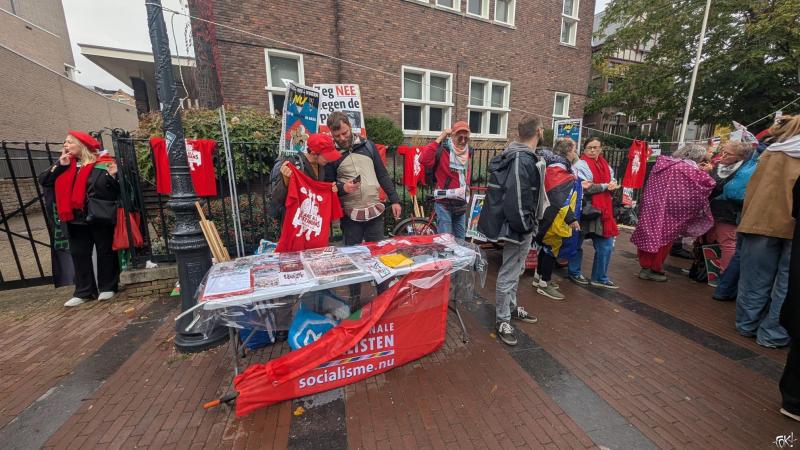 Sfeerimpresse Rode Lijn Protest in Amsterdam  (Foto: FOK! / DJMO )