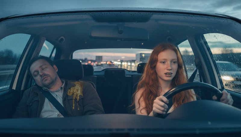 Dronken vader laat 13-jarige dochter hem naar huis rijden (Afbeelding: Google Gemini) Dronken vader laat 13-jarige dochter hem naar huis rijden (Afbeelding: Google Gemini)