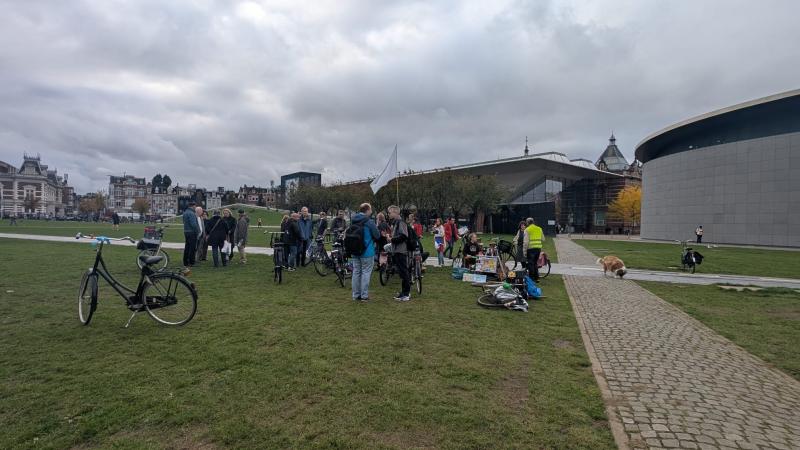 Anti immigratie demonstratie Amsterdam  (Foto: FOK!)