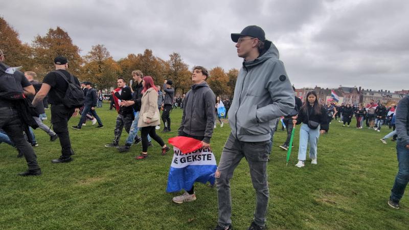 Anti immigratie demonstratie Amsterdam  (Foto: FOK!)