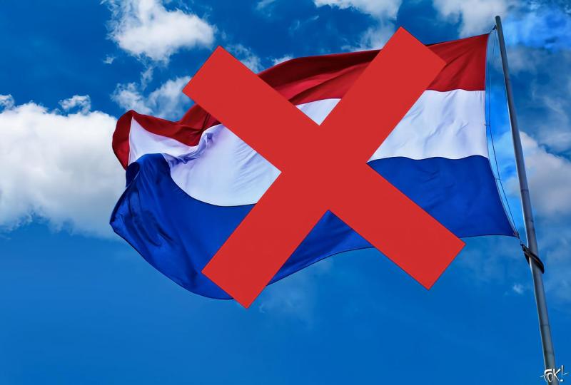 Nederlandse vlag weg uit straatbeeld Uithoorn (@ Pixabay mix) Nederlandse vlag weg uit straatbeeld Uithoorn (@ Pixabay mix)