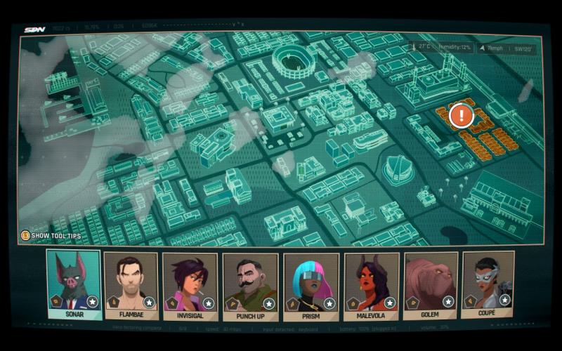 Dispatch Hero Deployment scherm