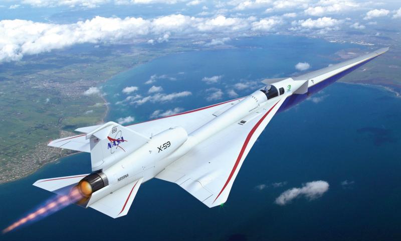 X59 supersonische straaljager (@ Nasa) 