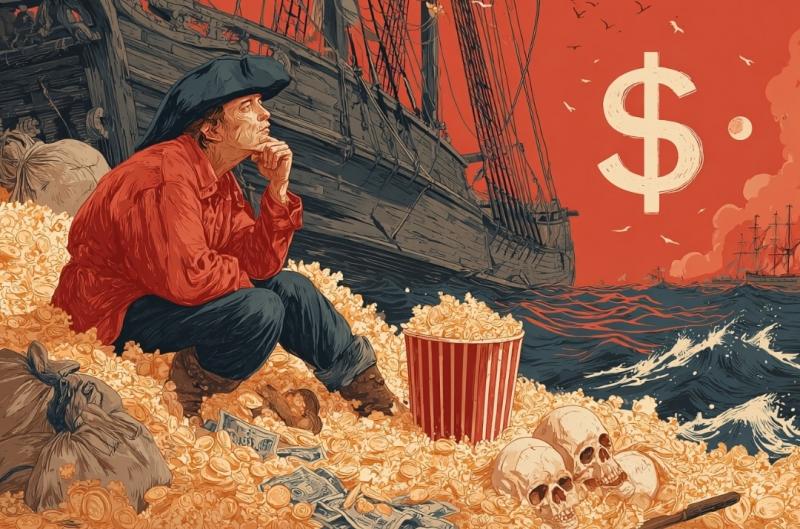 Piracy, Arr! (Afbeelding: Midjourney / FOK.nl)