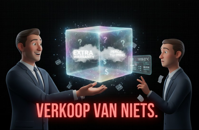 Extra garantie kopen is alsof je lucht koopt Extra garantie kopen is alsof je lucht koopt