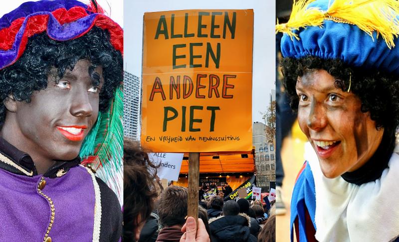 Van Zwarte Piet naar Roetveegpiet (@WikimediaCommons mixed CC BY-SA 4.0) Van Zwarte Piet naar Roetveegpiet (@WikimediaCommons mixed CC BY-SA 4.0)