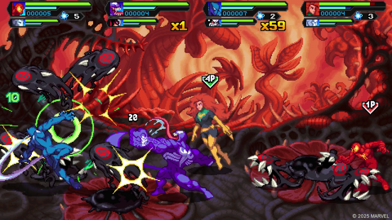 marvel cosmic invasion 4 player mode