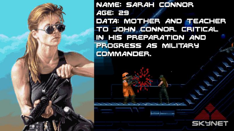 terminator 2d no fate Sarah Connor bio