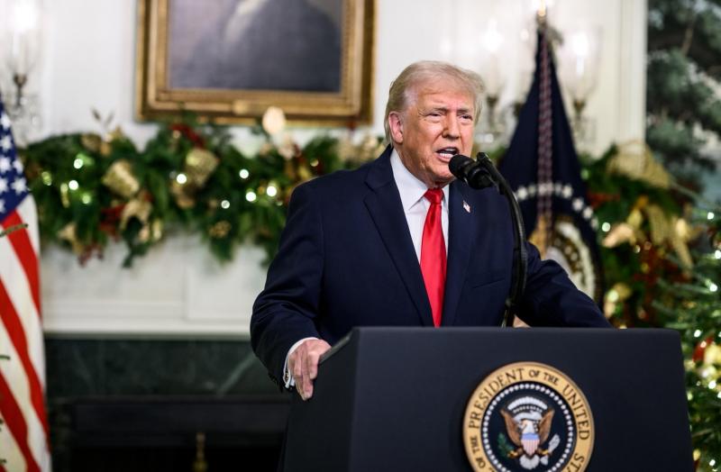 Trump houdt toespraak tot de Natie op 17-12-2025 (@WikimediaCommons - White House) 