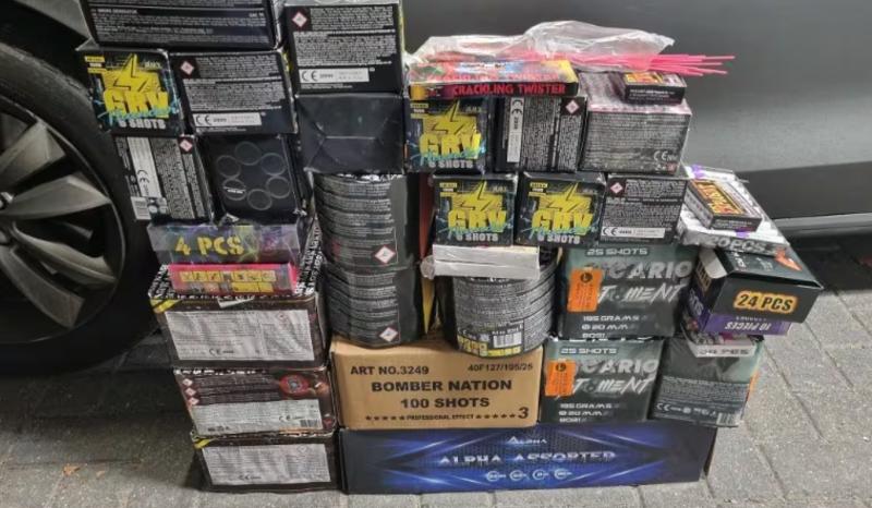 Een deel van de 'vangst' (foto: Politie)