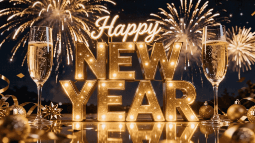 Gelukkig Nieuwjaar! (@ Pixabay) 