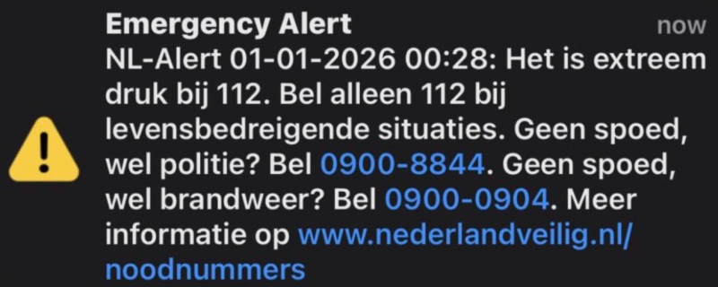 Volgende NL-Alert is als het toiletpapier op is