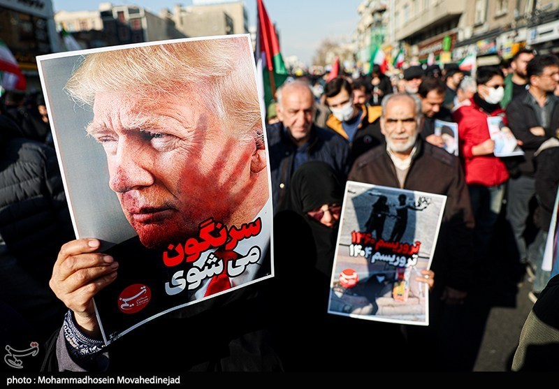 Demonstratie tegen VS Teheran 12 January 2026 (@Tasnim News Agency- https://creativecommons.org/licenses/by/4.0/) 