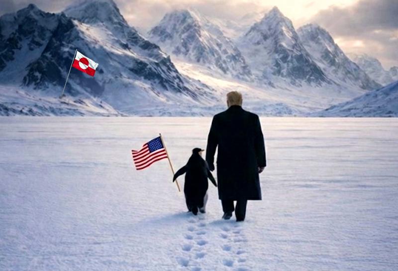 Trump met pinguin in Groenland (@The White House; Donald John Trump - https://x.com/WhiteHouse/status/2014819683757678654) Trump met pinguin in Groenland (@The White House; Donald John Trump - https://x.com/WhiteHouse/status/2014819683757678654)