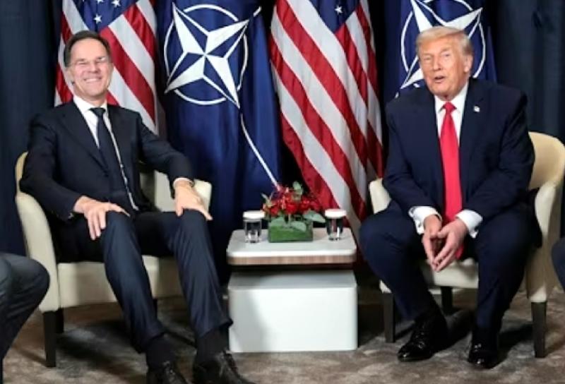 Rutte en Trump op WEF 2026 Davos (@DWS News on YouTube screenshot https://youtu.be/7Ut0aTWufcA) 