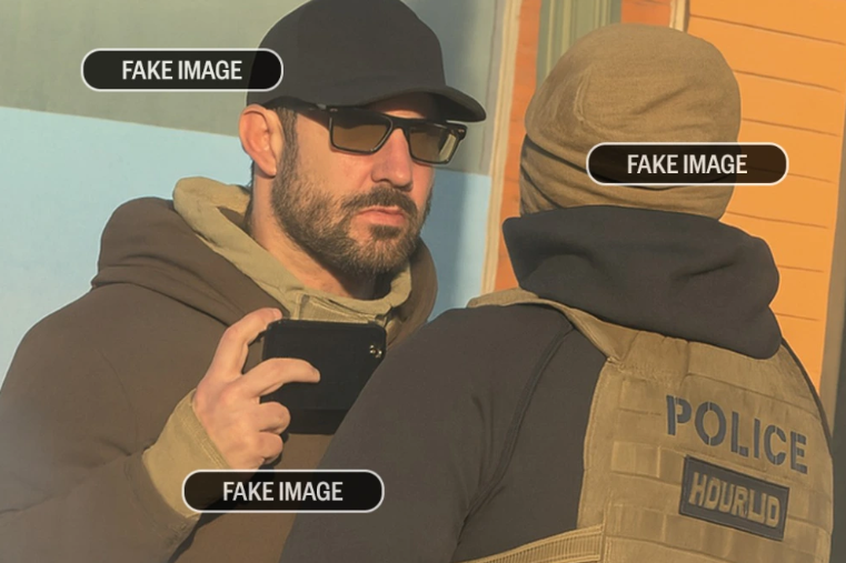 Dit beeld is wijdverspreid in de media, maar is door AI gegenereerd