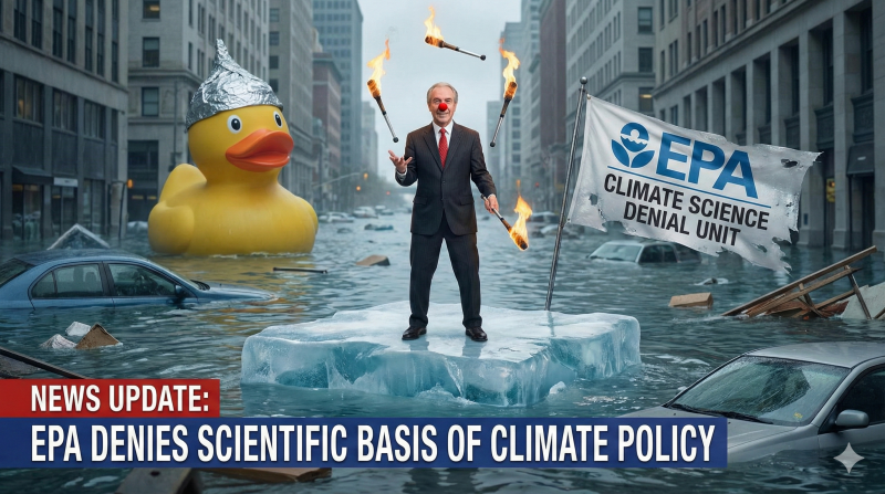 VS schrapt wetenschappelijke basis voor klimaatbescherming (@Gemini-AI-impressie) VS schrapt wetenschappelijke basis voor klimaatbescherming (@Gemini-AI-impressie)