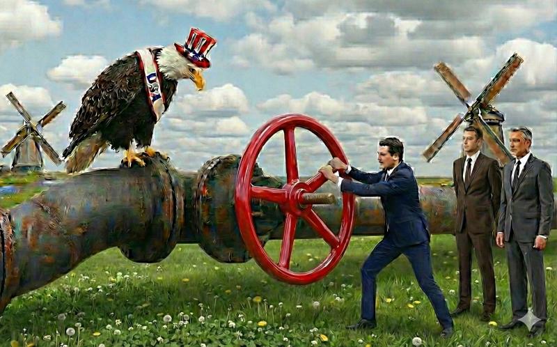 Nederland wil afhankelijkheid LNG uit de VS snel afbouwen (@Gemini-AI-impressie) 