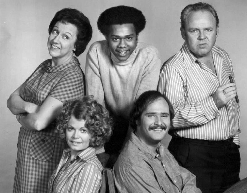 All In the Family cast 1973 (@WikimediaCommons) All In the Family cast 1973 (@WikimediaCommons)