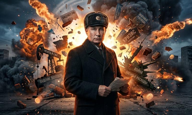 Russisch begrotingstekort (@Gemini-AI-impressie) 