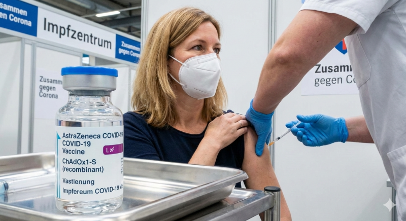 Coronavaccinatie in Duitsland (@Gemini-AI-impressie) 