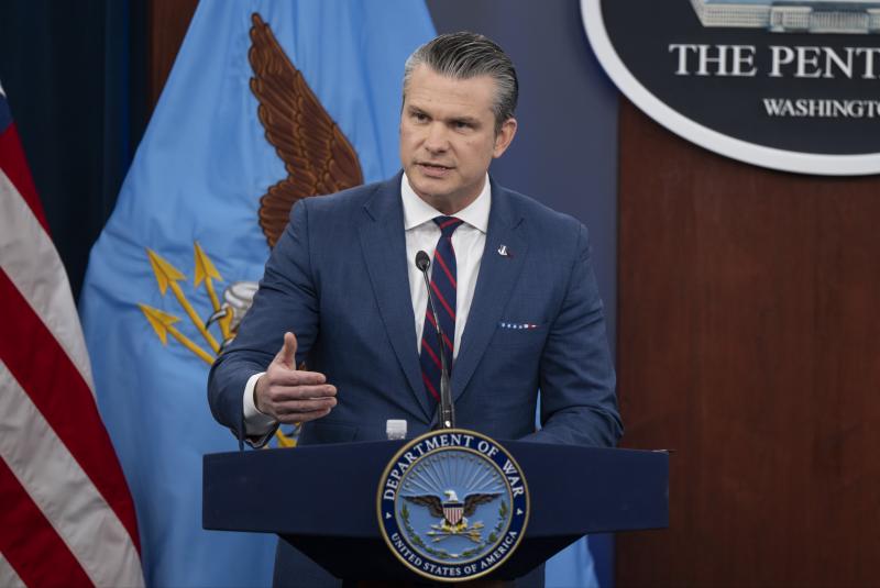 Pete Hegseth 2 maart 2026 (@SECWAR - TheWhiteHouse) 