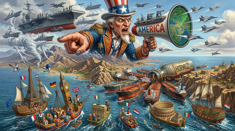 Moet Nederland zich bemoeien met de Iran-oorlog  (@Gemini-AI-impressie) 