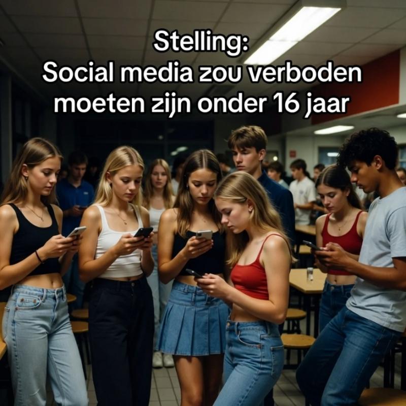 tieners in een school kijken naar hun smartphone, zijn bezig op social media